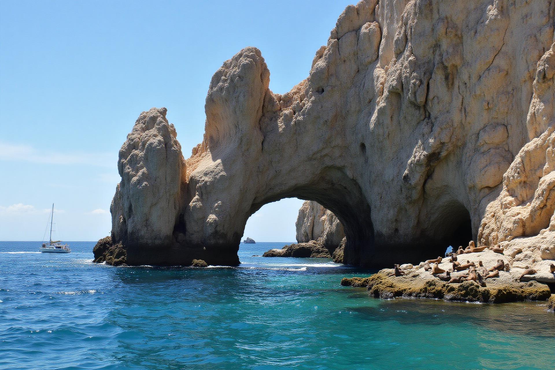 El Arco rock arch at Land's End in Cabo San Lucas