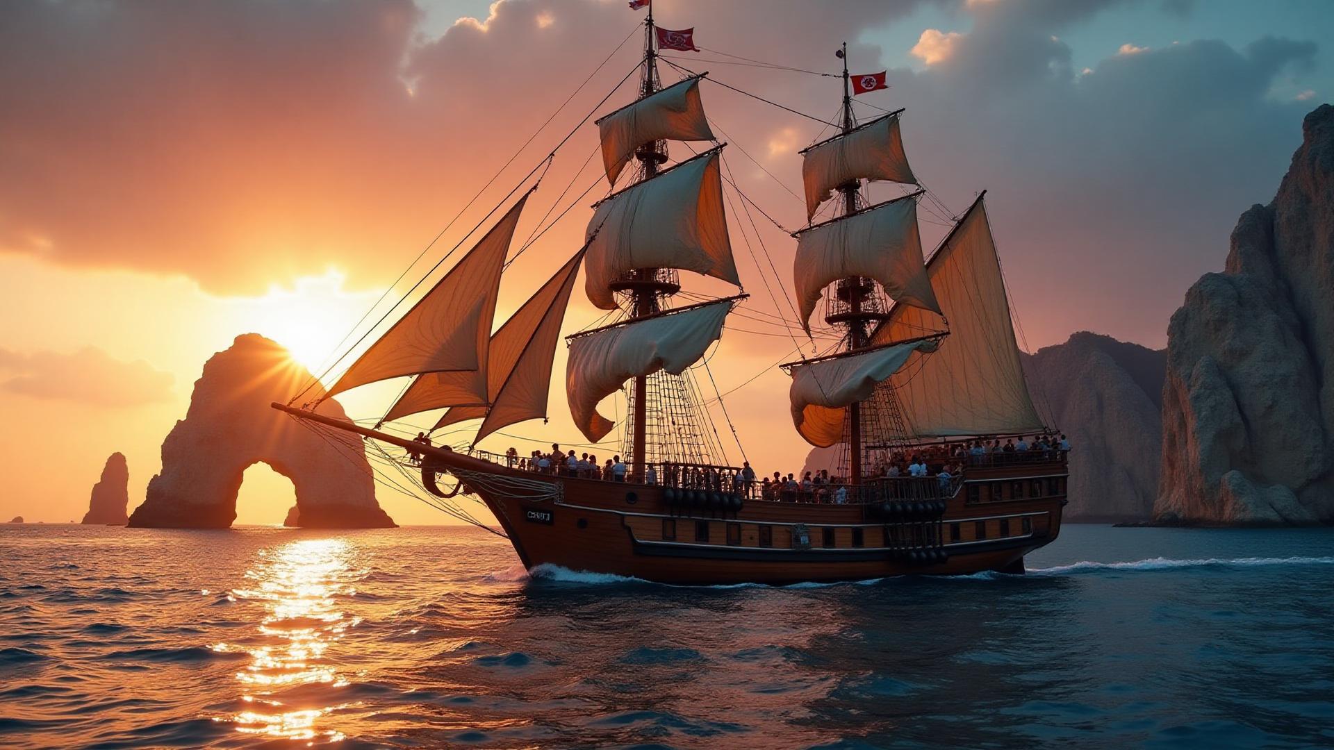 Cabo Pirate Ship & Pirate Show (Sunset Cruise)
