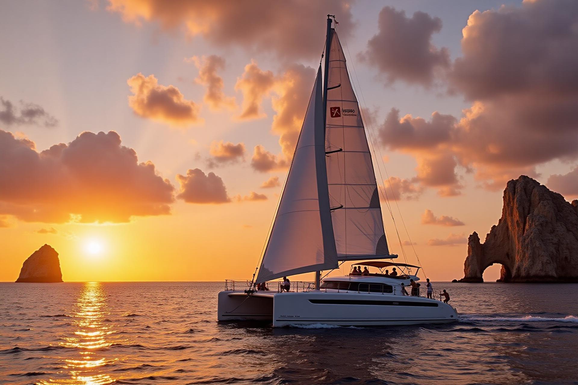 4-Hour Luxury Cabo Sailing Boat Tour